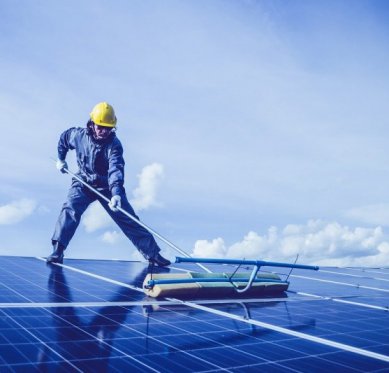 Wij reinigen geen zonnepanelen
